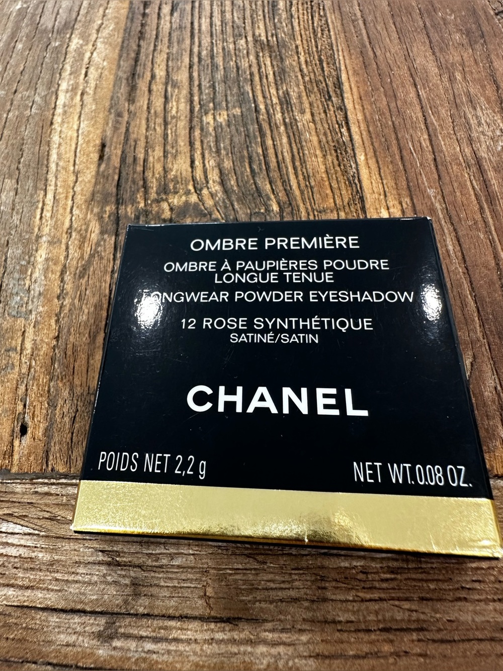 CHANEL Ombre Première Powder Eyeshadow - Black & Gold Packaging